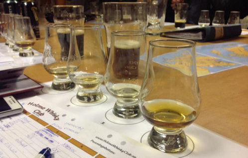 Provning pgr i Holma Whisky Club